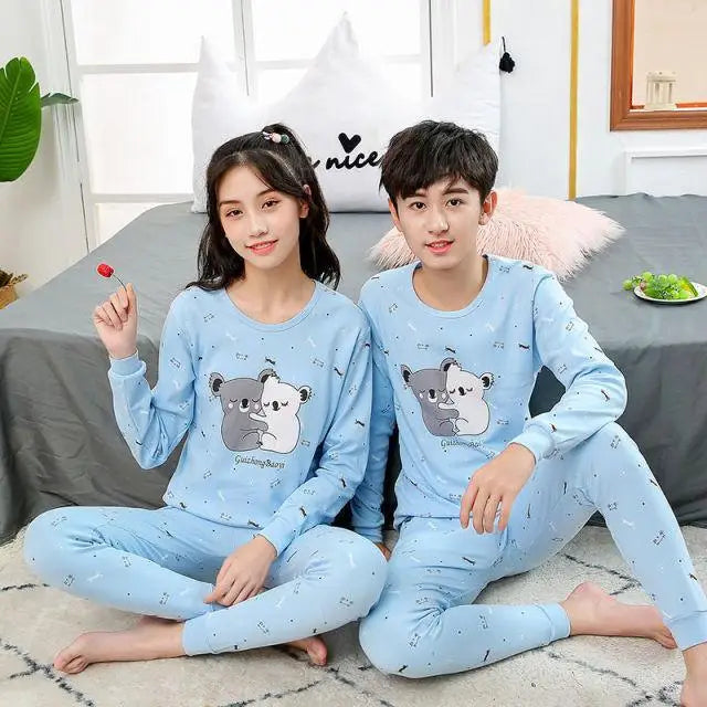 2021 Boys Girls Sleepwear Winter Cotton Pajamas Sets Children Home Wear For Boy Pajamas Kids Nightwear  Teenage Pajamas Clothes - Treko - 2021 pajamas, 2021 trends, birthday gifts, comfortable pajamas, fashion 2021, fashionable pajamas, new trend 2021, pajamas, pajamas 2021, pajamas for kids, pajamas set, trends 2021, trendy kids pajamas, trendy kids pajamas 2021, trendy pajamas, trendy pajamas 2021, winter pajamas, winter pajamas 2021- Stevvex.com