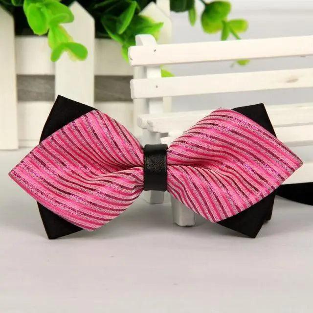 Business Black Golden Butterfly Men Bowtie Luxury Double Layer Pointed Classic Bow Tie Lovely Men Gift For Office