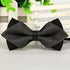 Business Black Golden Butterfly Men Bowtie Luxury Double Layer Pointed Classic Bow Tie Lovely Men Gift For Office