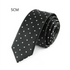 Business Black Skinny Ties Polyester Silk Necktie For Men Washable Formal Office Simple Design Necties Solid Color