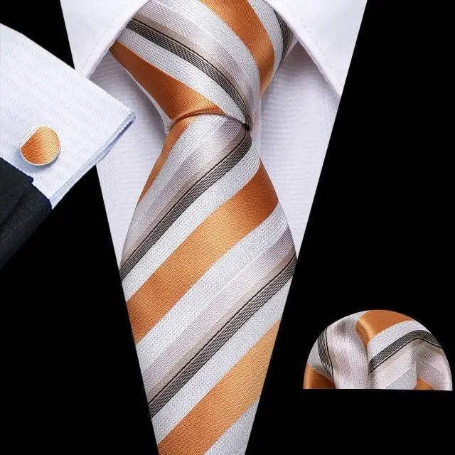 Business Luxury Men Silk Necktie Fashion Tie Sets For Men Wedding Party Wear Elegant Neck Tie Design For Men Soft Business Casual Suit Neckties - STEVVEX Fashion - 700, business necktie, casual necktie, elegant necktie, fashion necktie, formal necktie, luxury necktie, mens necktie, necktie, necktie for men, necktie set, necktie with metal clip, new design necktie, party necktie, retro necktie, silk necktie, stylish necktie, trendy necktie, vintage necktie, wedding necktie - Stevvex.com