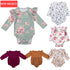 Toddler Infant Newborn Baby Girls Kids Long Butterfly Sleeve Romper Outfits Playsuit Jumpsuit