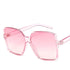 Vintage Oversize SquareLuxury Big Frame Elegant Lady and Woman  Sunglasses With Gradient Glasses and UV400 Protection