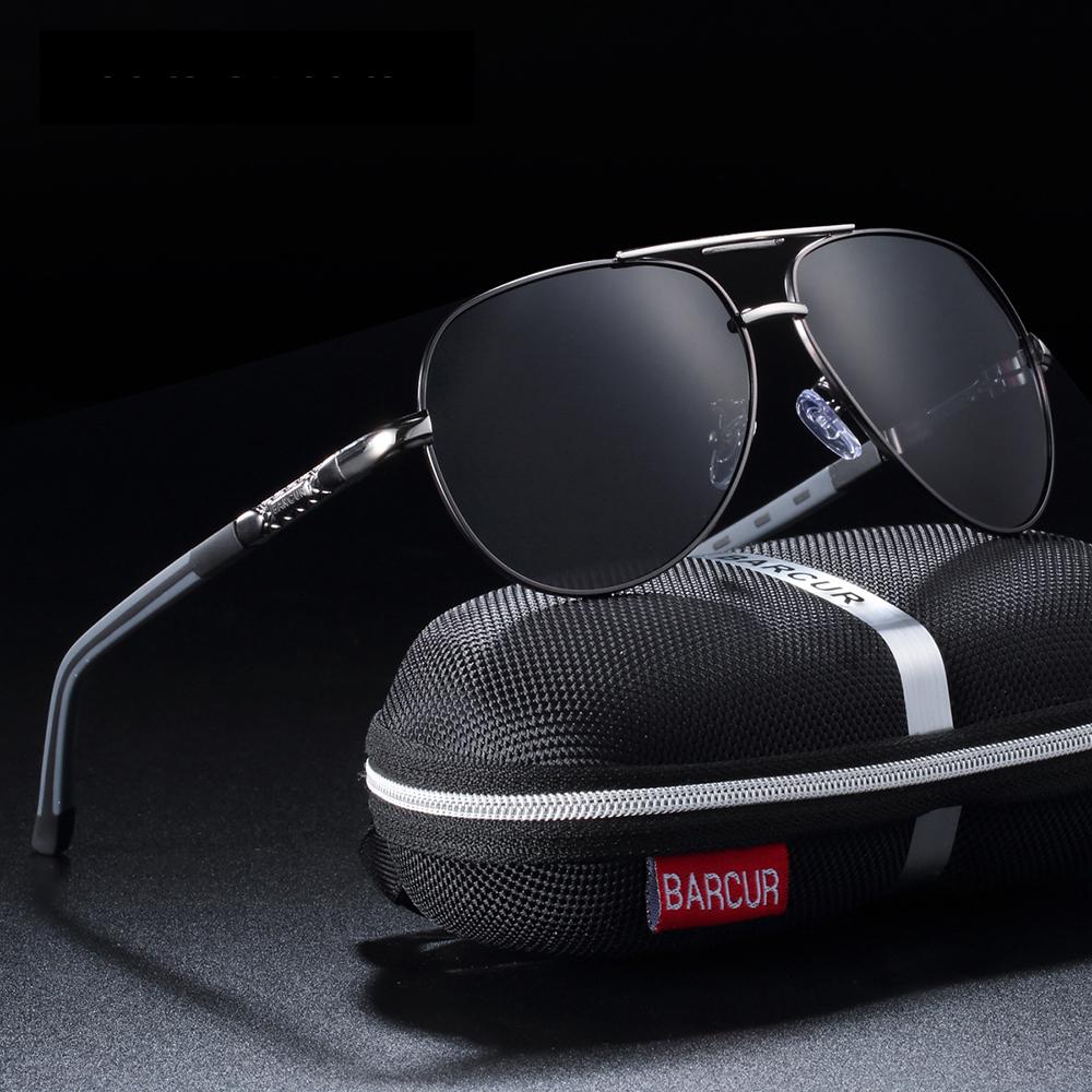 Retro Vintage Elegant Luxury Business High Quality Men  Polarized Aviation Pilot Retro Classic Sunglasses With UV400 Protection