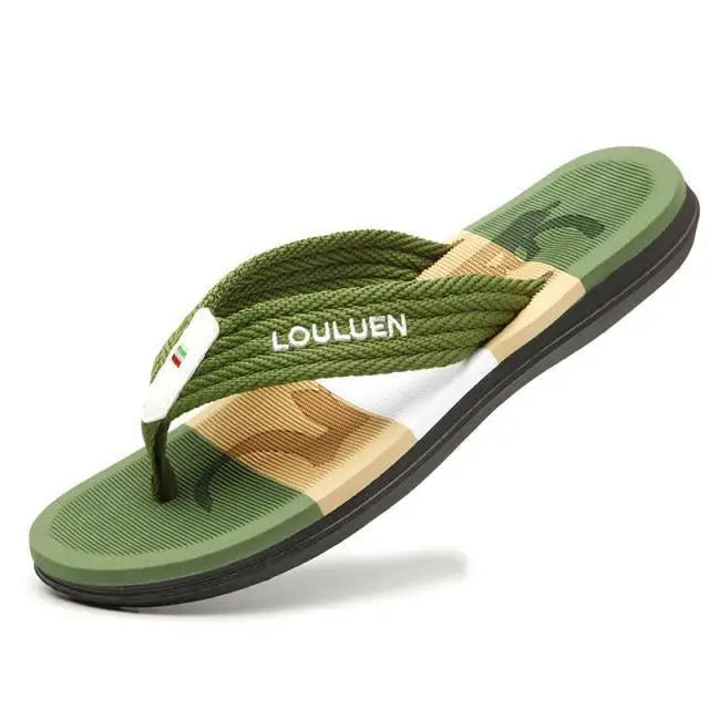 Casual Men Blue Summer Flip Flops High Quality Men Flip Flops Breathable Beach Slippers Outdoor Cool Simple Design