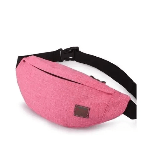 Casual Water Resistant Durable Polyester Small Outdoor Lightweight Crossbody Fanny Pack For Men Cool Sports Waist Bag