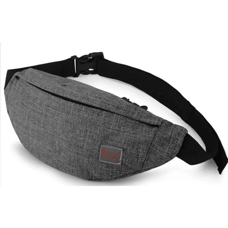 Casual Water Resistant Durable Polyester Small Outdoor Lightweight Crossbody Fanny Pack For Men Cool Sports Waist Bag