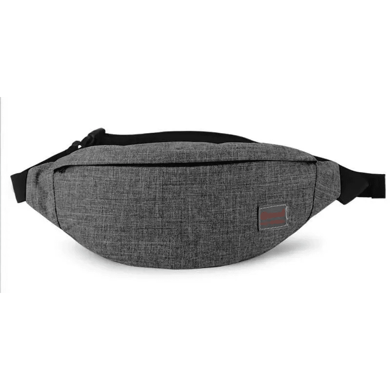 Casual Water Resistant Durable Polyester Small Outdoor Lightweight Crossbody Fanny Pack For Men Cool Sports Waist Bag