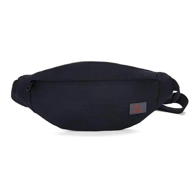 Casual Water Resistant Durable Polyester Small Outdoor Lightweight Crossbody Fanny Pack For Men Cool Sports Waist Bag