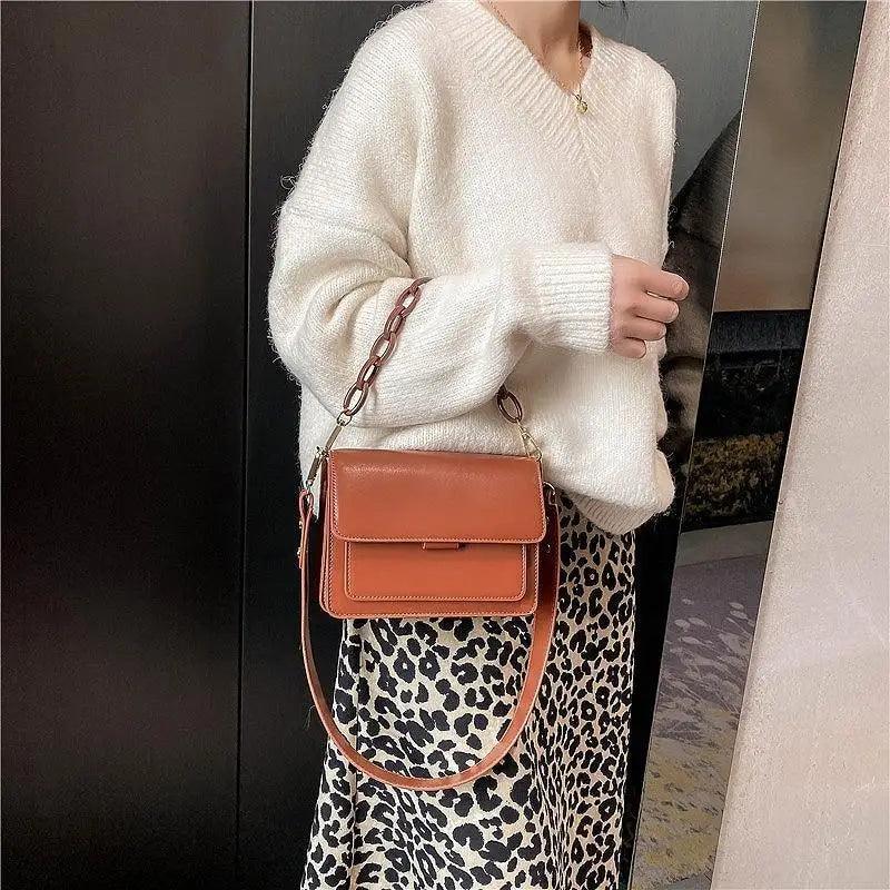 Chain Design Trendy Lady Bags Mini Pu Leather Flap Bags for Women Shoulder Handbag Female Fashion Cross Body Bag with Lid - ALLURELATION - 575, Bags, bags for girls, bags for ladies, Bags in demand, Best Selling Bag, Chain Design Bags, Cross Body Bag For Girls, Female Fashionable Bag, gift bags, Hot Sale Bag, Hot Selling Handbags, Luxury Bags, Matching Bags, Modern Bags, Party Bags, Stylish Hanging Bags, Trendy Bags, Trendy Lady Bags, Vintage Style bag - Stevvex.com