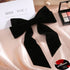 Charming Big Bows Headband Elastic Hair Clips For Women Fashionable Hair Clip Accessories Cute Girls Hair Bows Ponytail