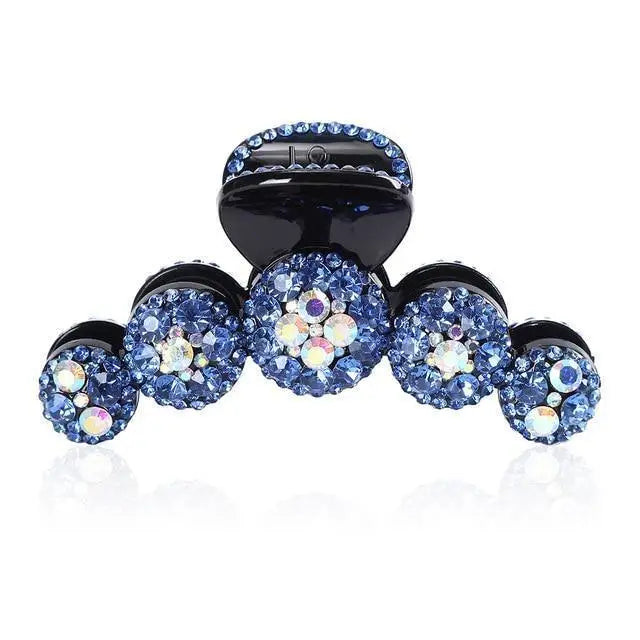 Charming Big Shiny Rhinestone Hair Claws Crystal Non - slip Hair Clips For Women Classic Style Ponytail Girls Hair