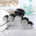 Charming Big Shiny Rhinestone Hair Claws Crystal Non - slip Hair Clips For Women Classic Style Ponytail Girls Hair