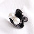 Charming Black Big Acrylic Hair Claw Elegant Design Women Large Pearl Jaw Clips Fashion Hair Clips - 15 - STIL6847YHBBN