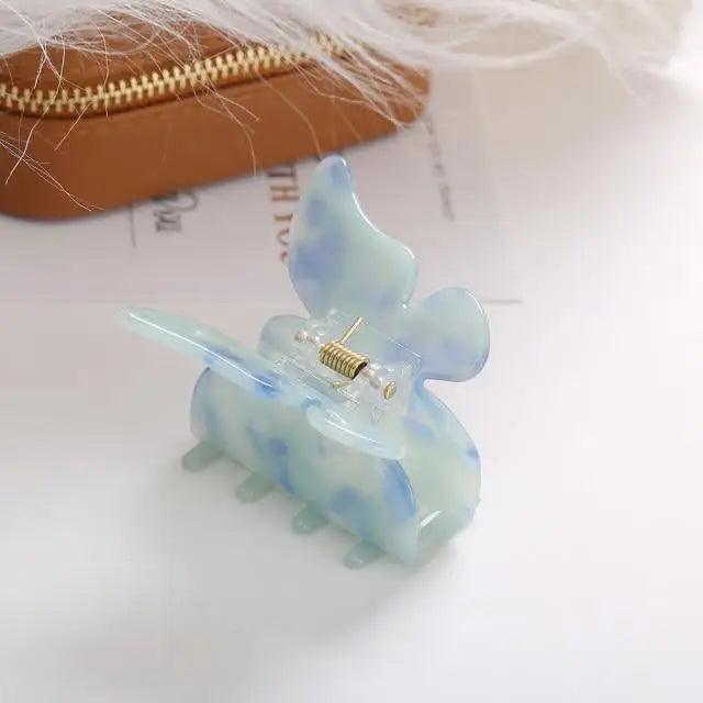 Charming Butterfly Women Hair Claw Acrylic Hair Holder Hair Styling Accessories Beautiful Clip For Women - 5