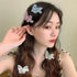 Charming Butterfly Women Hair Claw Acrylic Hair Holder Hair Styling Accessories Beautiful Clip For Women - STIL1098EDCSW