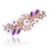 Charming Floral Pearl Hairclip Beautiful Women Flower Elegant Decorative Design Metal Hair Clips Luxury Hair Wedding