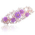 Charming Floral Pearl Hairclip Beautiful Women Flower Elegant Decorative Design Metal Hair Clips Luxury Hair Wedding