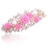 Charming Floral Pearl Hairclip Beautiful Women Flower Elegant Decorative Design Metal Hair Clips Luxury Hair Wedding