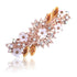 Charming Floral Pearl Hairclip Beautiful Women Flower Elegant Decorative Design Metal Hair Clips Luxury Hair Wedding