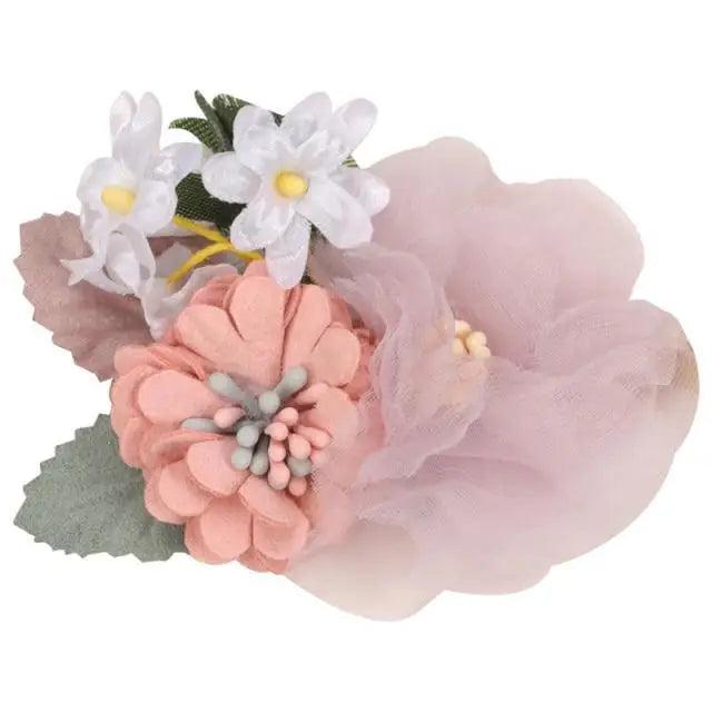 Charming Flower Pearl Hair Pins Cute Hair Accessories For Kids Girls Fashion Flower Design Crystal Pearl Hair Clip - 11