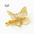 Charming Ladies Golden Butterfly Hair Clip Metal Hairpin For Women Elegant Hair Pins Hair Accessories For Girls