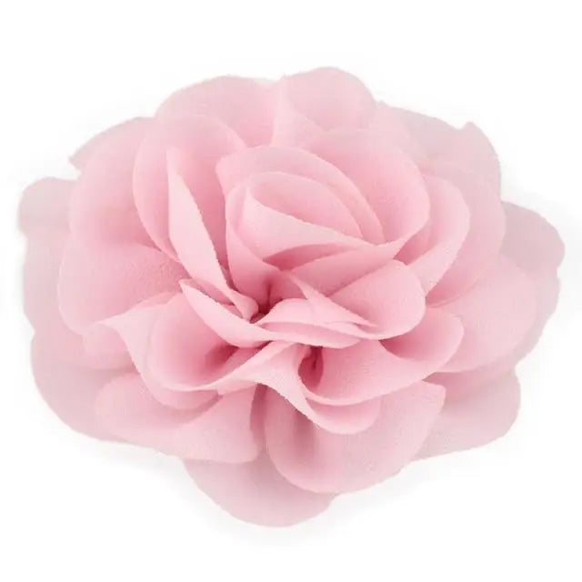 Charming Rose Flower Chiffon Folded Hair Clips For Girls Unique Kids Hair Accessories Classic Cute Design Hair Clip - 6