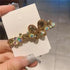 Charming Shiny Colorful Crystal Pearl Hair Clips For Women Rhinestone Hair Decorative Fancy Elegant Jewelry Hair