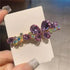 Charming Shiny Colorful Crystal Pearl Hair Clips For Women Rhinestone Hair Decorative Fancy Elegant Jewelry Hair