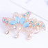 Charming Shiny Rhinestone Flower Hair Clip For Women Fashion Beautiful Multicolor Hairpins New Design Hair Clips