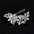 Charming Shiny Rhinestone Flower Hair Clip For Women Fashion Beautiful Multicolor Hairpins New Design Hair Clips