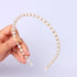 Charming Shiny White Ladies Elegant Pearls Headbands Cute Bridal Hairbands Wedding Hair Accessories For Women - STEVVEX Fashion - 701, cute hair band, elegant hair band, hair accessories, hair accessories for women, hair band, hair band for women, hair bands, Hairbands, Hairbands For women, Headbands, Hoop hairbands, luxury hair band, party hair band, pearl hair band, Pearls Headbands, retro hair band, stylish hair band, unique hair band, vintage hair band - Stevvex.com