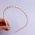 Charming Shiny White Ladies Elegant Pearls Headbands Cute Bridal Hairbands Wedding Hair Accessories For Women - STEVVEX Fashion - 701, cute hair band, elegant hair band, hair accessories, hair accessories for women, hair band, hair band for women, hair bands, Hairbands, Hairbands For women, Headbands, Hoop hairbands, luxury hair band, party hair band, pearl hair band, Pearls Headbands, retro hair band, stylish hair band, unique hair band, vintage hair band - Stevvex.com