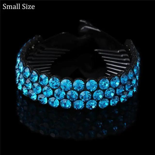 Charming Super Large Rhinestone Glitter Lightweight Sparkly Hair Jaw Claws Clips Large Size Grips Clamps Ponytail Bun