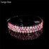 Charming Super Large Rhinestone Glitter Lightweight Sparkly Hair Jaw Claws Clips Large Size Grips Clamps Ponytail Bun