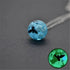 Chic Transparent Resin Round Ball Blue Sky White Cloud Moon Pendant Necklace for Women - Fashion Chain Necklace Jewelry