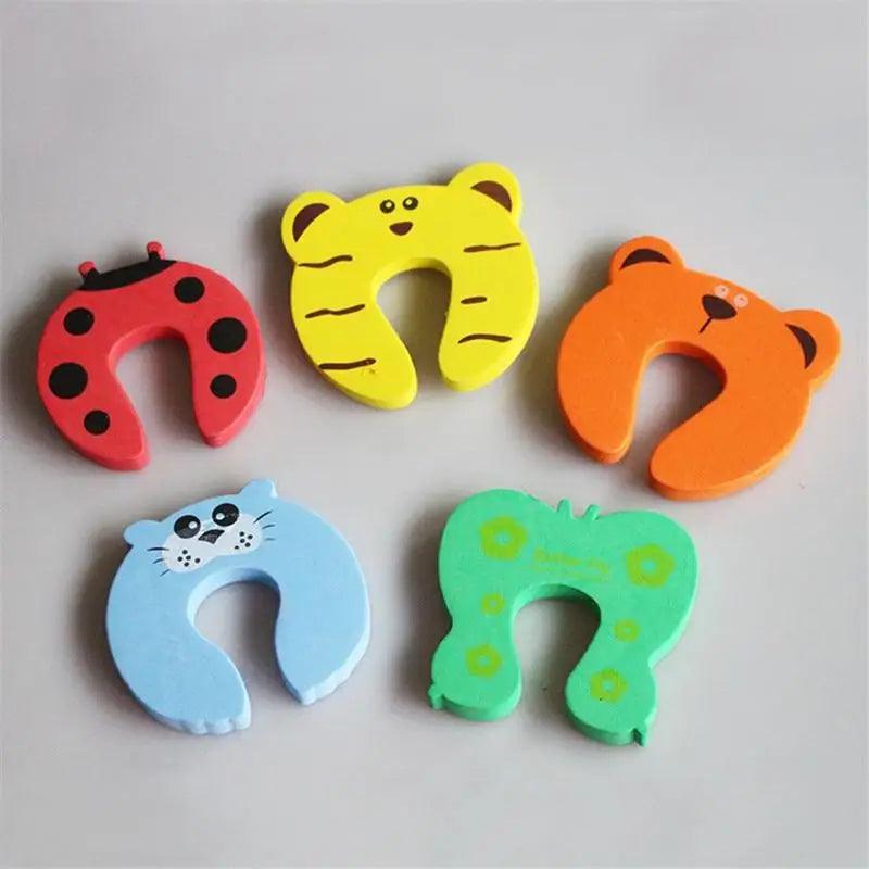 Child Safety Protection Baby Safety Cute Animal Security Card Door Stopper Baby Newborn Care Child Lock Protection From Children - STEVVEX Baby - - Stevvex.com