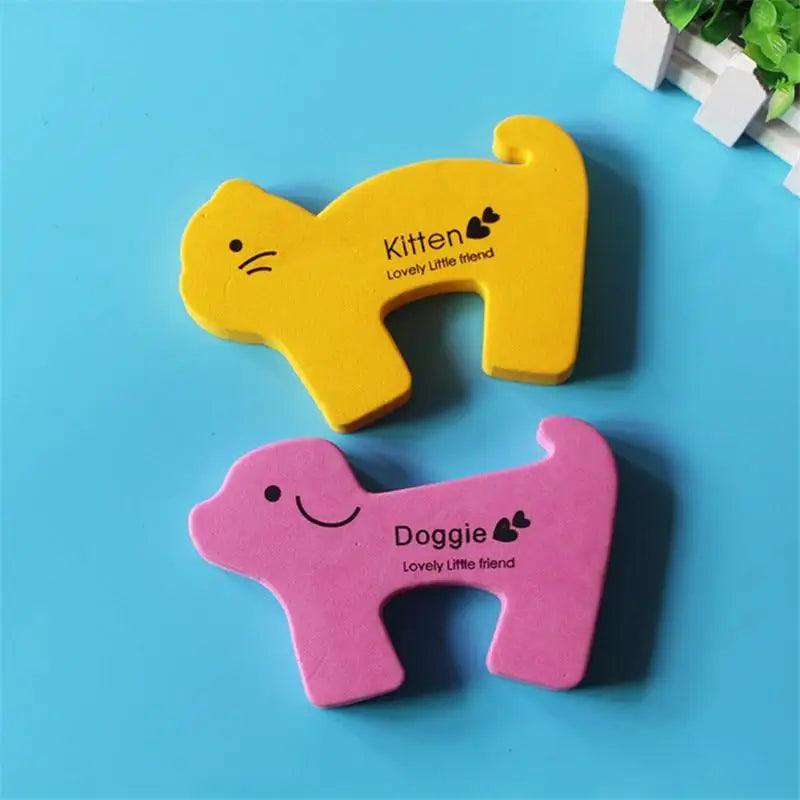 Child Safety Protection Baby Safety Cute Animal Security Card Door Stopper Baby Newborn Care Child Lock Protection From Children - STEVVEX Baby - - Stevvex.com