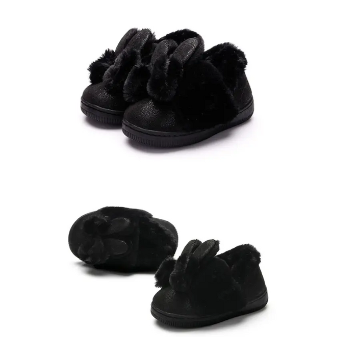 Children's cotton slipper bag heel warm and non slip baby home shoes men's and women's cotton shoes - STEVVEX Baby - 7, baby, baby boys, baby bunny shoes, baby footwear, baby girls, baby shoes, baby soft shoes, baby warm shoes, baby winter footwear, baby winter shoes, winter footwear - Stevvex.com