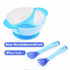 Children's Tableware Baby Learning Dishes With Suction Cup Assist Food Bowl Temperature Sensing Spoon Baby Feeding Bowl - STEVVEX Baby - Baby, baby fork, Baby spoon, Children's Tableware, Christmas gifts, Feeding Bowl for baby, Feeding Fork, Flexible Fork for babies, Food Bowl for baby, Fork, Fork for baby, Infant Feeding Spoon for baby, Infant Food Feeding Spoon Fork, Learning Dishes, learning dishes for baby, new year gifts, Spoon set - Stevvex.com