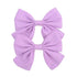 Children Solid Hair Bows Handmade Hair Clips Barrettes Modern Hairpins Ponytail Holder Accessories For Kids Elegant