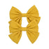 Children Solid Hair Bows Handmade Hair Clips Barrettes Modern Hairpins Ponytail Holder Accessories For Kids Elegant