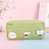 Classic Cartoon Large Capacity Stylish Students Pencil Pouch Cute Creative Design Case For School - Green