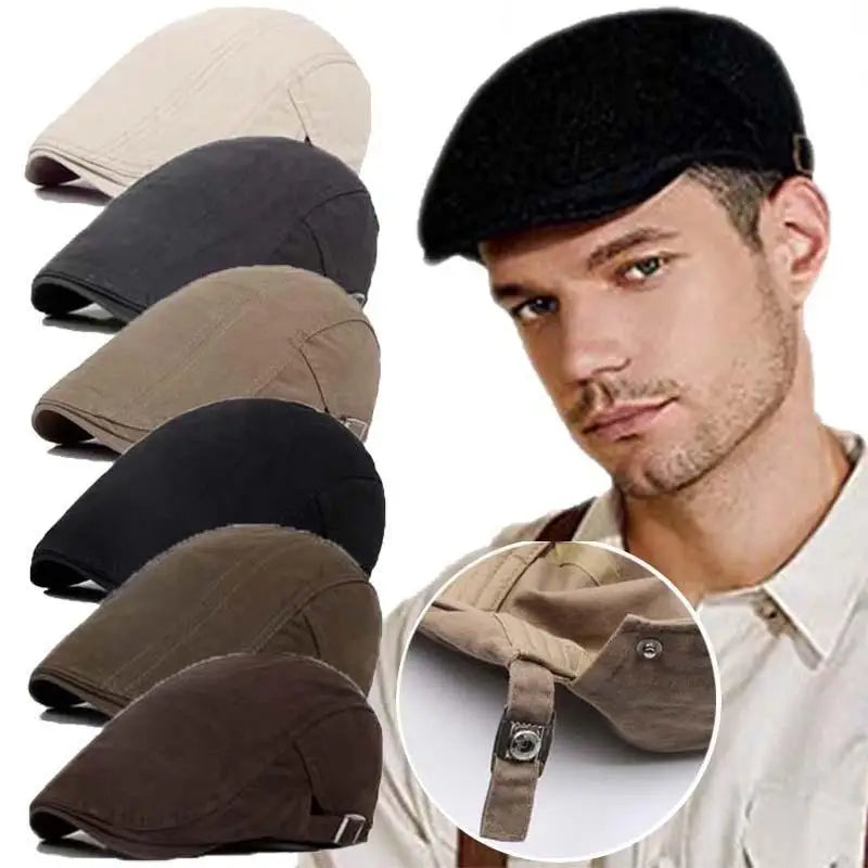 Classic Fashion Men’s Autumn Cap For Men Retro Casual Design Four Season Hats For Boys Vintage Design Flat Caps For Men - STEVVEX Fashion - 706, boys cap, boys hat, caps, caps for boys, caps for four seasons, caps for men, casual caps, casual hats, cool caps, cool hats, four season caps, four season hats, hats, hats for boys, hats for four seasons, hats for men, octagonal caps, octagonal hats, retro caps, retro hats, stylish caps, stylish hats, vintage hat - Stevvex.com