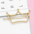 Classic Geometric Alloy Moon Circle Star Shaped Metal Women Hair Clips Trendy Various Shapes Hair Clip For Girl Cute