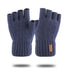 Classic Knitted Fingerless Winter Unisex Outdoor Gloves For Men Women Retro Soft Unisex Stretch Elastic Warm Half Finger Cycling Gloves - STEVVEX Fashion - 717, comfortable gloves, cute gloves, cycling gloves, Fingerless Gloves, gloves, gloves for winter, half finger gloves, knitted gloves, outdoor gloves, retro gloves, soft gloves, stretchable gloves, thick gloves, unisex gloves, vintage gloves, warm gloves, winter gloves - Stevvex.com