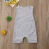 Classic Newborn Baby Boy/Girl Cute One-piece Striped Sleeveless Romper Casual Buttons Jumpsuit For Kids - STEVVEX Baby  - baby, baby boys, baby clothes for boys, baby clothing, baby items, Baby jumpsuit, baby outfits, baby products, Baby romper, baby rompers, clothes for baby boys, clothes for kids, kids clothing, kids items, rompers for baby boys - Stevvex.com