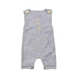 Classic Newborn Baby Boy/Girl Cute One-piece Striped Sleeveless Romper Casual Buttons Jumpsuit For Kids - STEVVEX Baby  - baby, baby boys, baby clothes for boys, baby clothing, baby items, Baby jumpsuit, baby outfits, baby products, Baby romper, baby rompers, clothes for baby boys, clothes for kids, kids clothing, kids items, rompers for baby boys - Stevvex.com