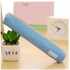 Classic Simple Candy Color Slim Canvas Pencil Pouch Pencil Bag For School Office Dot Printed Students Pencil Case