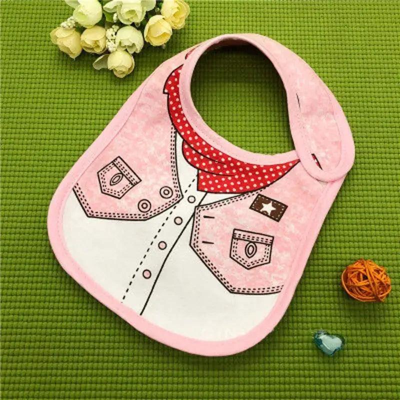 Collar Baby Festive Dress Cotton Cute Pattern Bibs for Newborn Boy Girl - STEVVEX Baby - baby, baby apron, baby boy, baby boy apron, baby boy scarf, baby girl, baby girl apron, baby girl scraf, baby scarf, kids towel - Stevvex.com